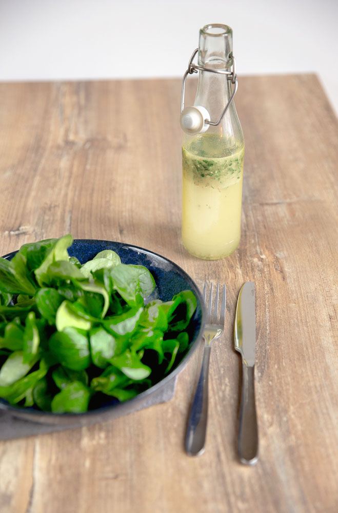 Das weltbeste Dressing - mit Feldsalat - Anja Tanas