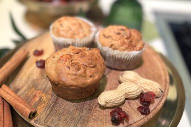 Erdnussmuffins