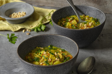 Gelbe Linsensuppe
