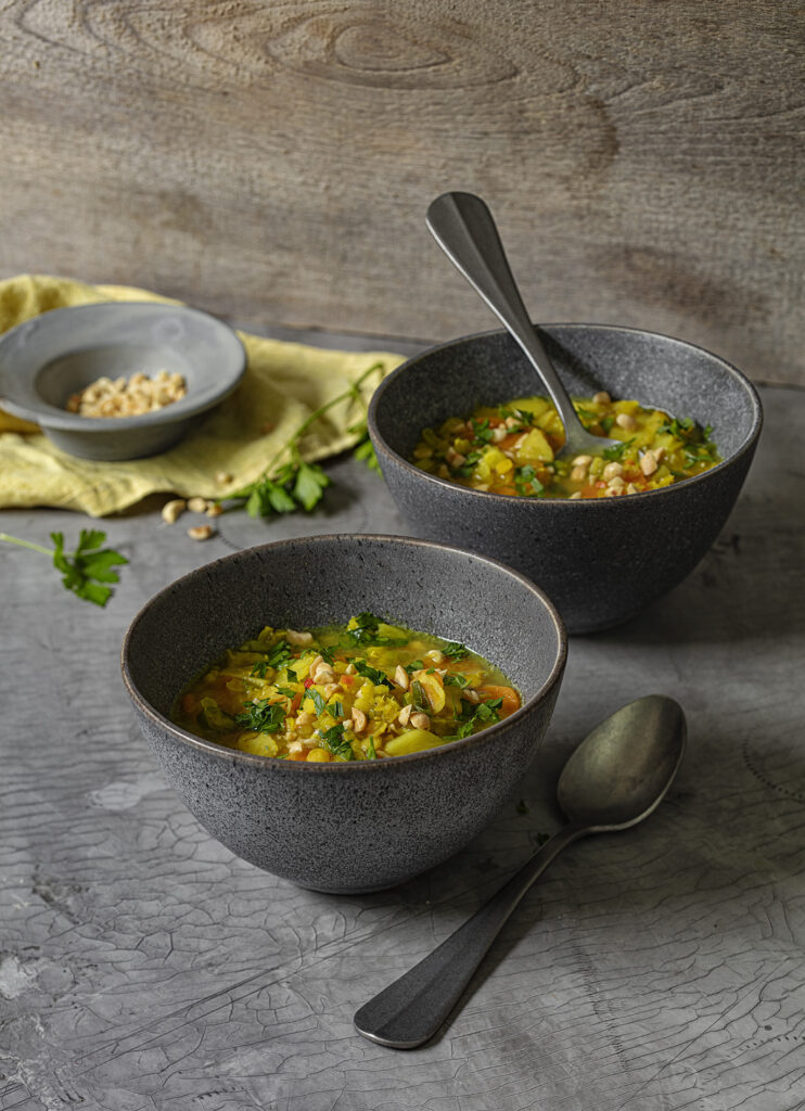 Gelbe Linsensuppe