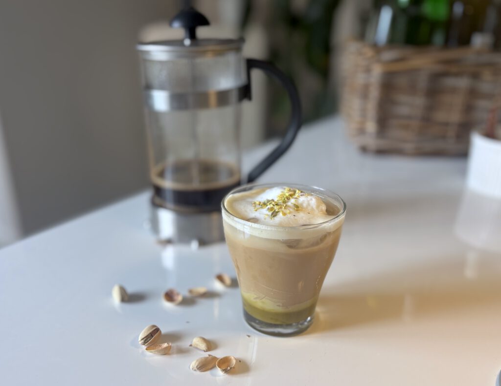 Pistazien-Latte
